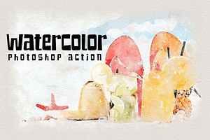 Watercolor - Photoshop Action