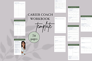 CAREER COACH WORKBOOK TEMPLATE, a Brochure Template by Daring Digies (Thumbnail 1 of 9)
