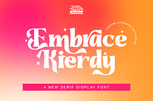 Embrace Kierdy - Serif Display Font