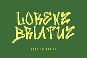 Cilibazz Graffiti Display Font, a Handwritten Font by Maulana Creative (Thumbnail 4 of 7)