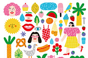 FUNNY SUNNY Graphics Bundle, an Illustration by Katerina Osa (Thumbnail 19 of 19)
