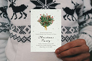 Xmas Invitation Cards Template, an Invitation Template by 3Motional (Thumbnail 9 of 10)