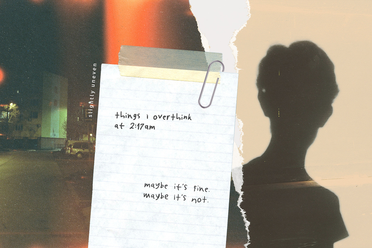 Slightly Uneven Handwritten Font, a Handwritten Font by Perplexitics (Photo 6 of 10)
