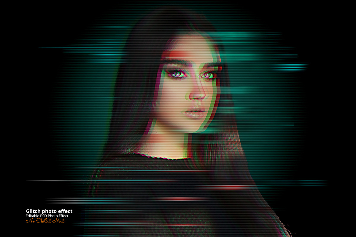 Editable Glitch Photo Effect, an Action Add-On by Photoshop Action (Photo 9 of 13)