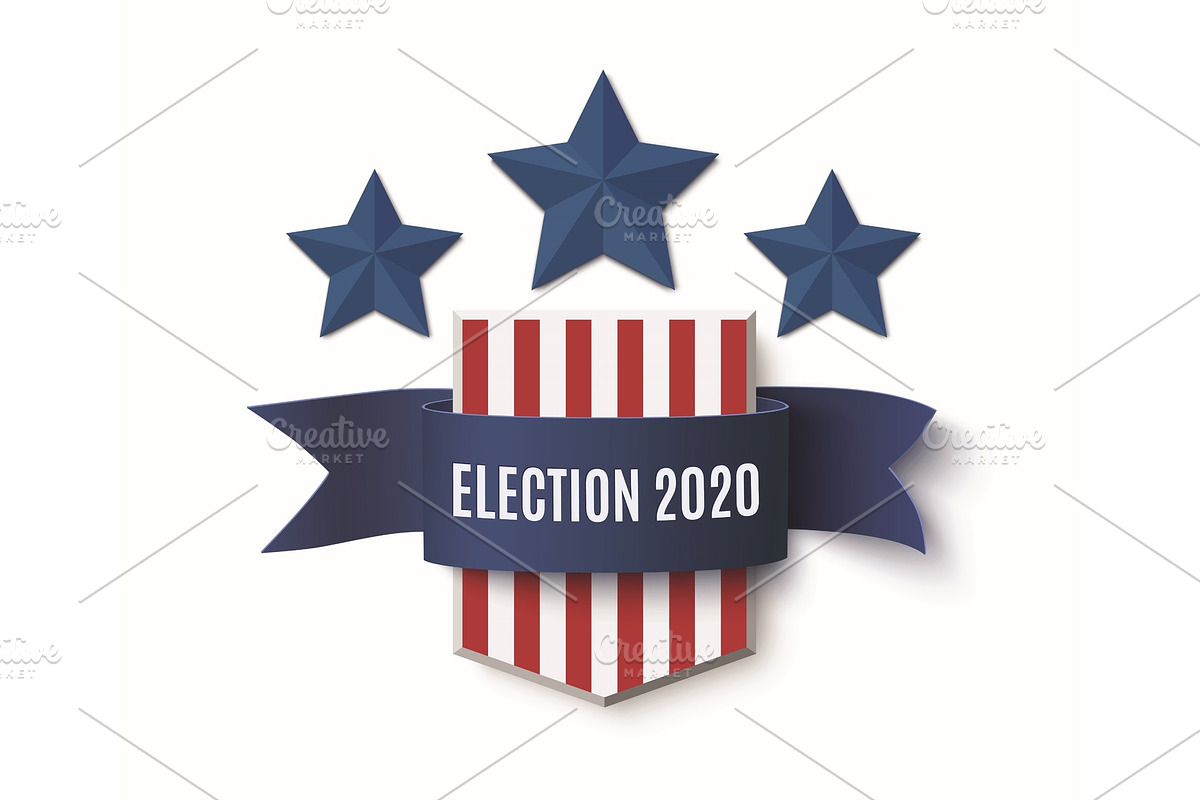 2020 American presedential election, a Texture Graphic by Aleksandrs