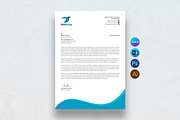 Letterhead, a Stationery Template by DesignDevisers (Thumbnail 1 of 10)