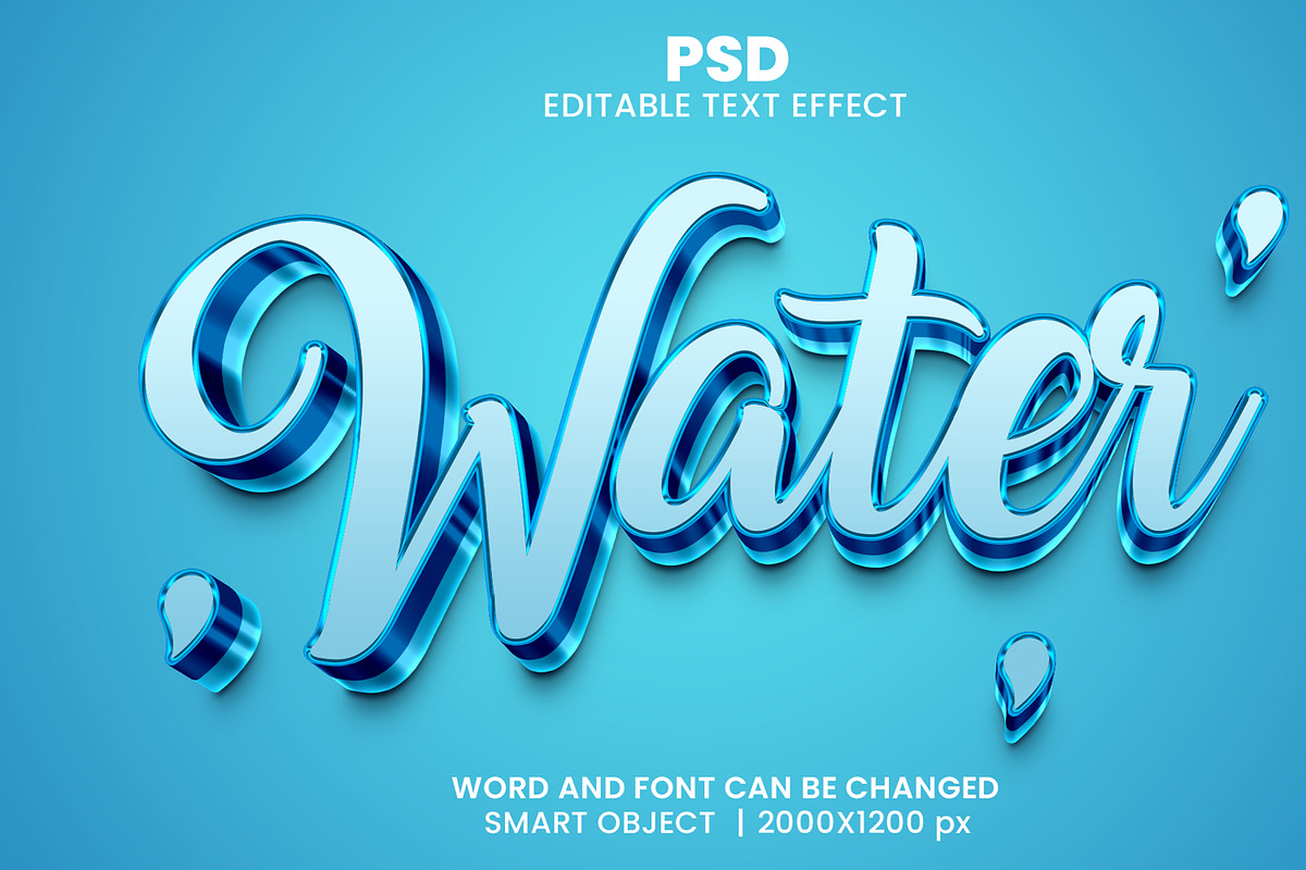 Modern 3d Text Effect Bundle PSD, a Layer Style Add-On by bdrobin