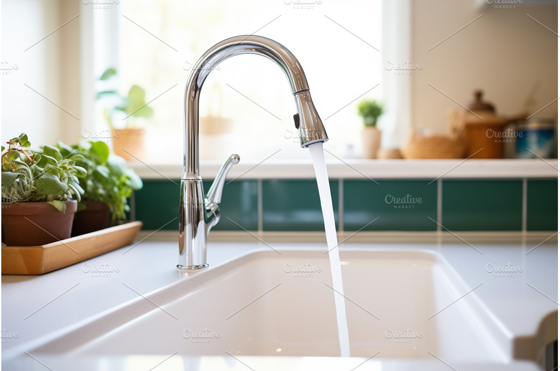 water saving faucet with slow drip, an Abstract Photo by Sergey Kotenev