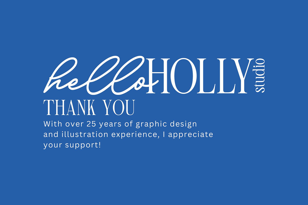 Blue Floral Clipart for Weddings, a Decorative Illustration by Hello Holly Studio (Photo 10 of 10)
