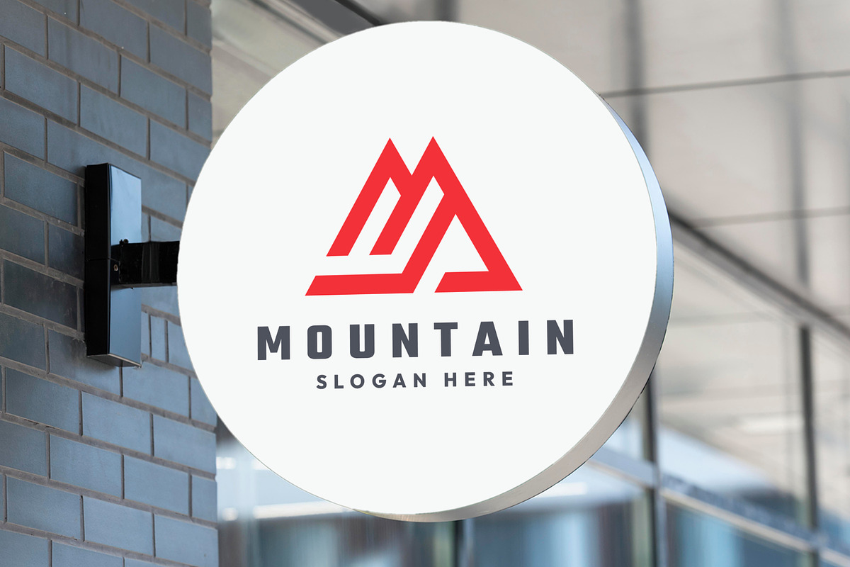 Letter M - Mountain  Logo, a Branding & Logo Template by Design_Planet (Photo 2 of 8)