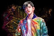 Color K-Pop Asian Male Clip Art PNG, a Person Illustration by Claymore Sublimation (Thumbnail 6 of 6)