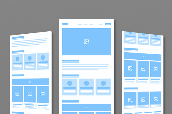 Blog Website Wireframe Layout preview 7