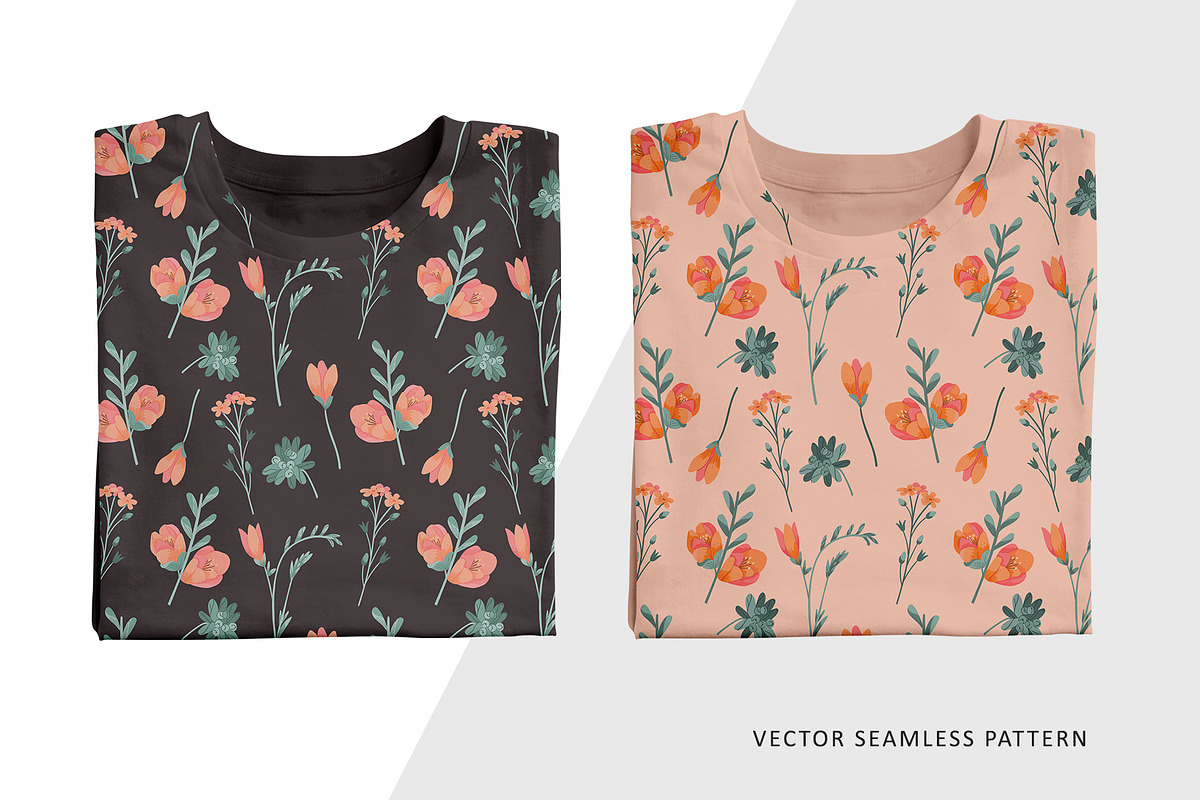 Floral seamless pattern, a Pattern Graphic by hanifa_design (Photo 8 of 10)