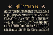 CS Vachel – Gothic Font, a Blackletter Font by Craft Supply Co. (Thumbnail 8 of 8)