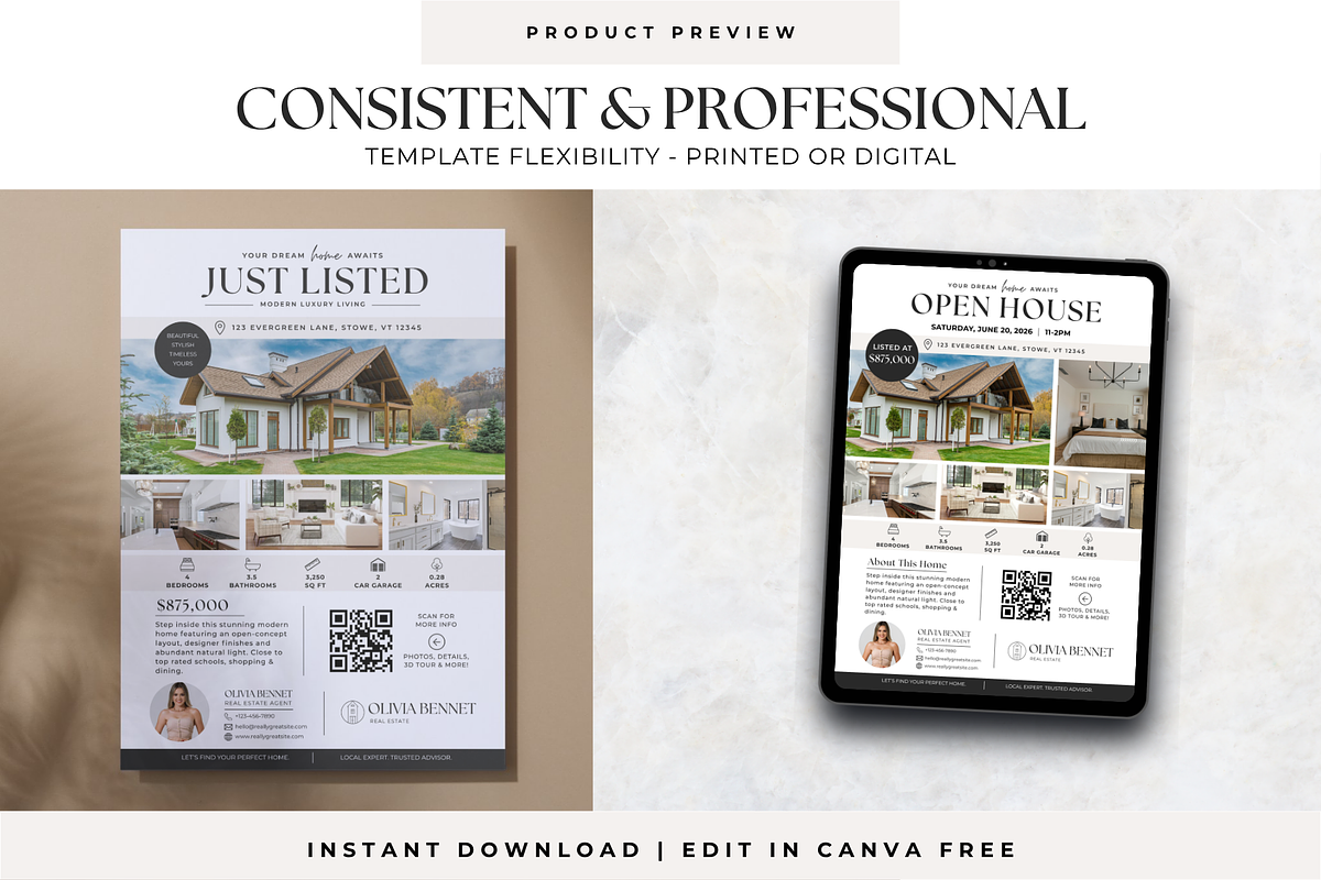 Real Estate Starter Kit Templates, a Marketing Template by BrandhavenStudio (Photo 11 of 14)