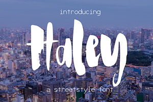 Haley Font, a Script Font by SophieSaxo