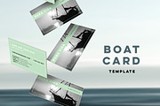 Boat Card Template, a Business Card Template by lissius (Thumbnail 1 of 6)