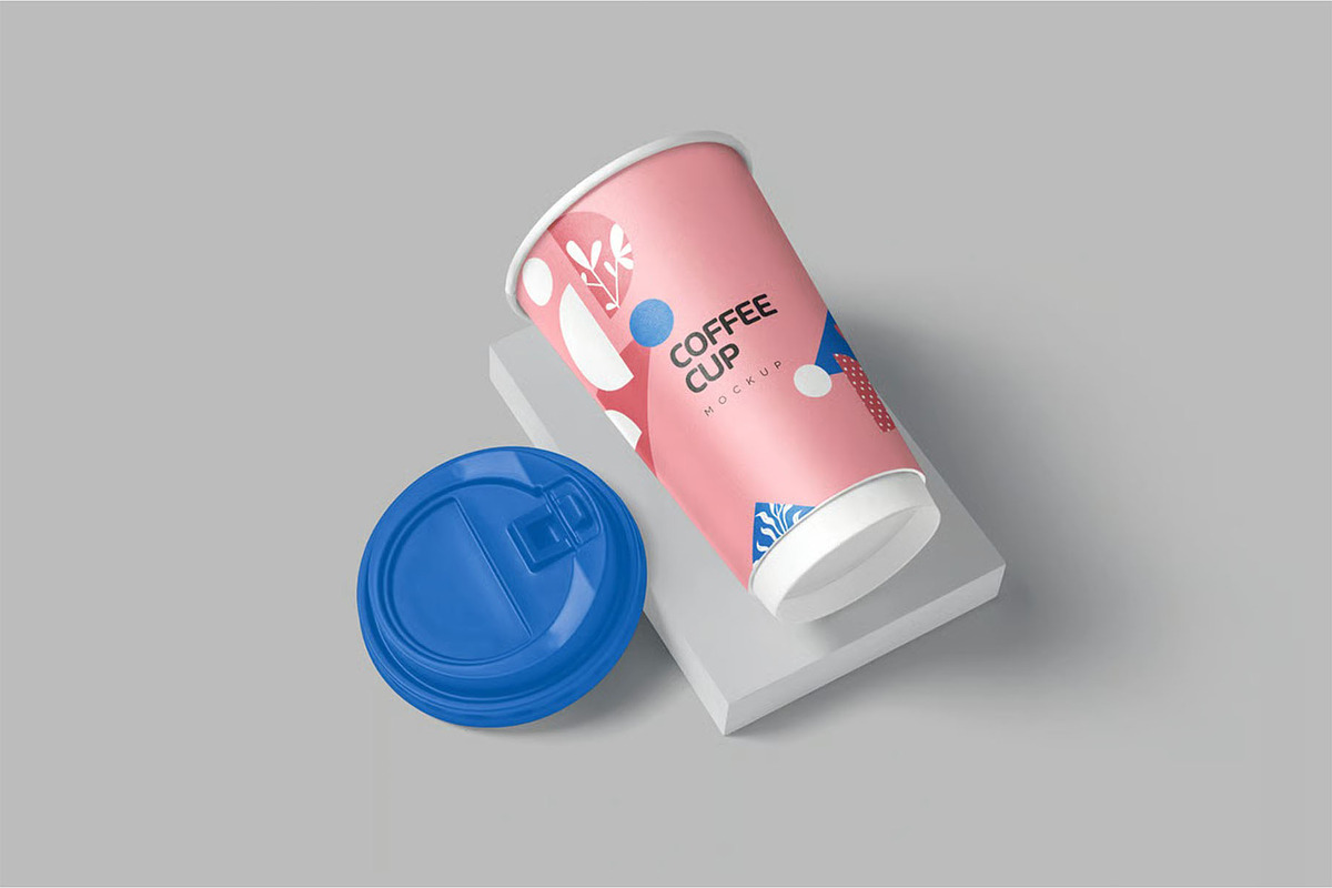 16 oz Paper Coffee Cup Mockups, a Cups & Container Mockup by megostudi0 (Photo 5 of 7)