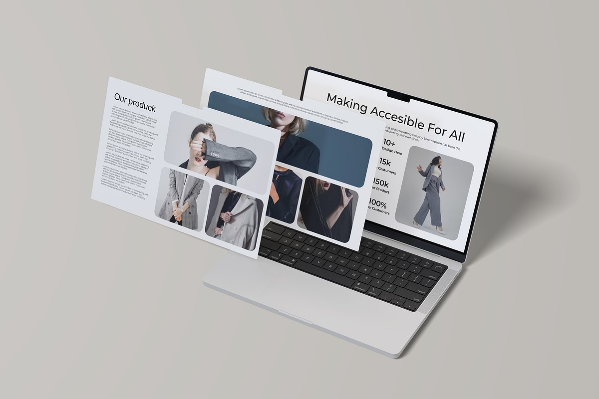 Laptop Screen Mockup, a Mac Mockup by Lxadesign (Photo 3 of 11)