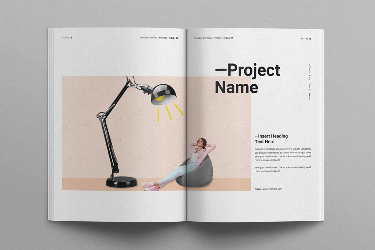 Minimal Portfolio Brochure Template preview 6