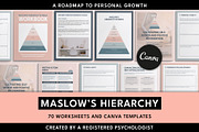Maslow’s Hierarchy Canva Templates, a Templates & Theme by Miri Campbell (Thumbnail 1 of 8)