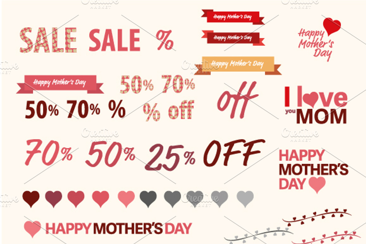 Mother's Day Patterns Sale Assets, a Templates & Theme by SUBCUTANEO STORE (Photo 2 of 4)