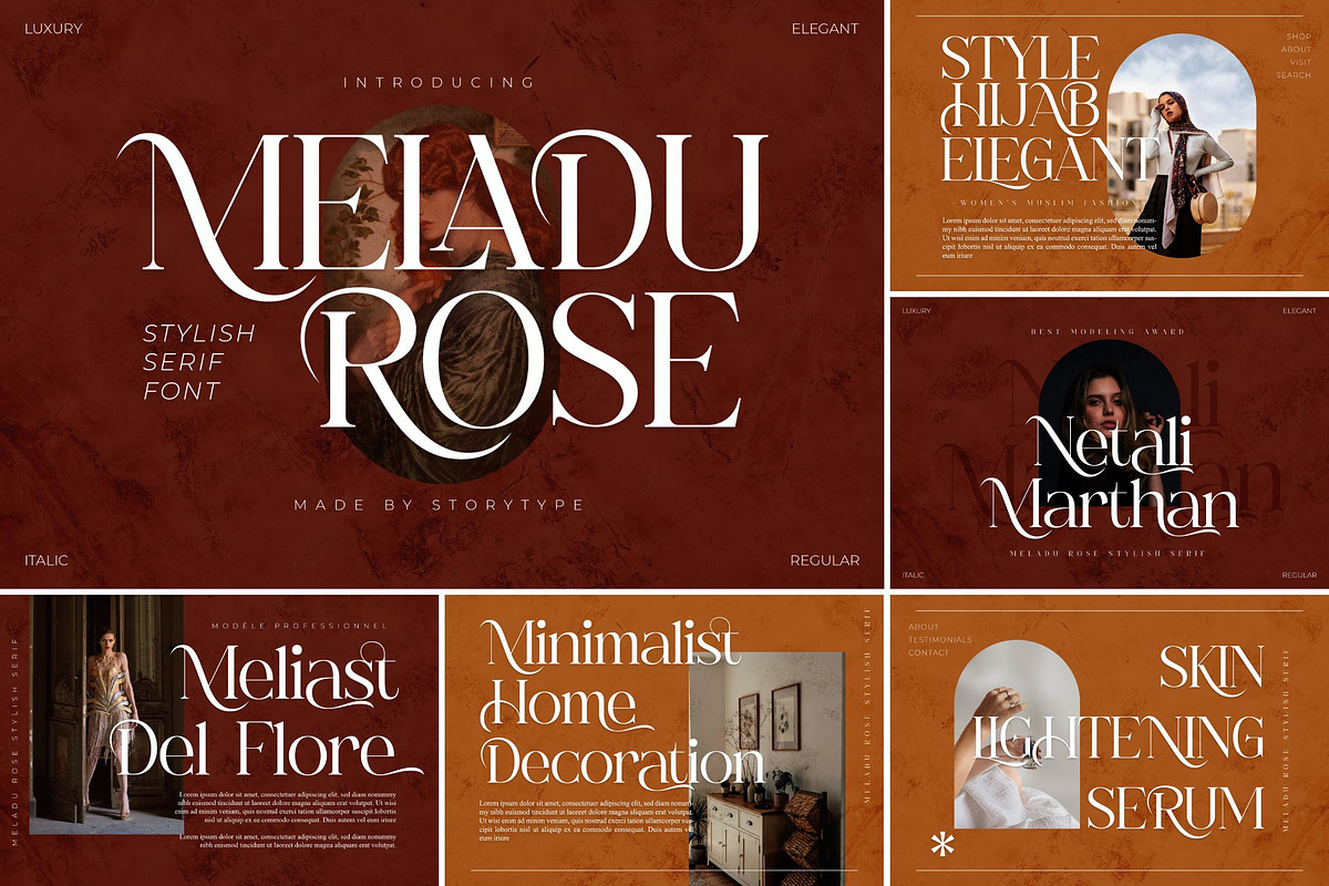 SALE! Modern & Classy Serif Font, a Serif Font by Storytype Studio (Photo 13 of 42)