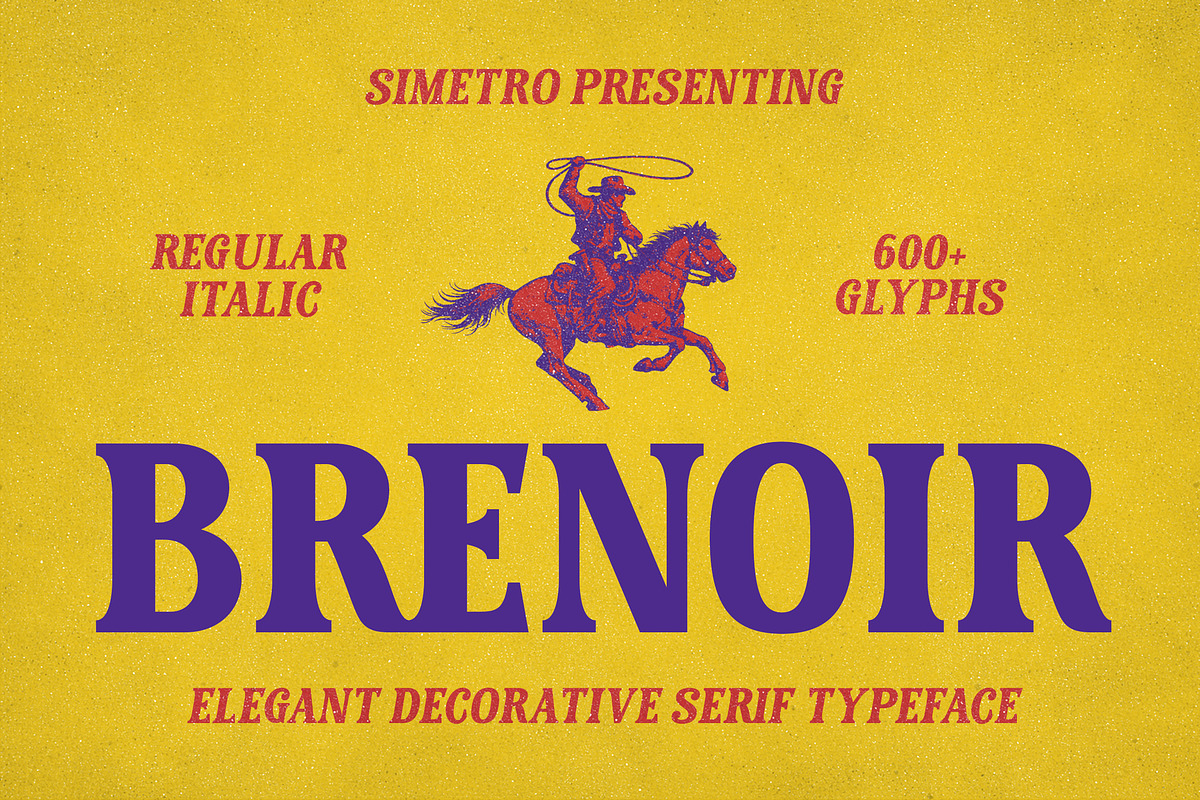 Brenoir - Elegant Decorative Serif, a Font by Simetrica Labs (Photo 1 of 14)