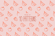 Fruits and Vegetables Collection, a Food Illustration by KristinaK3 (Thumbnail 3 of 13)
