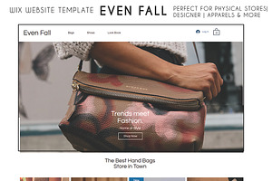 Wix Ecommerce Website EvenFall