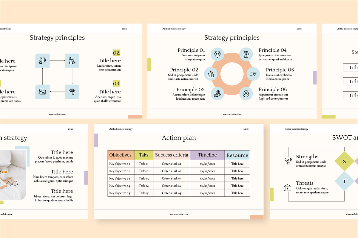 Business Strategy Presentation, a Presentation Template by Hamocreate (Photo 4 of 9)
