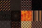 Black Copper Halloween Digital Paper, a Pattern Graphic by LA Design (Thumbnail 2 of 10)