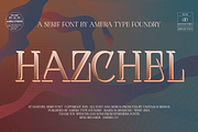 Hazchel, a Serif Font by Amera Type (Thumbnail 1 of 11)