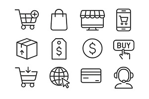 Collection of vector illustrations, an Object Illustration by ZinetroN