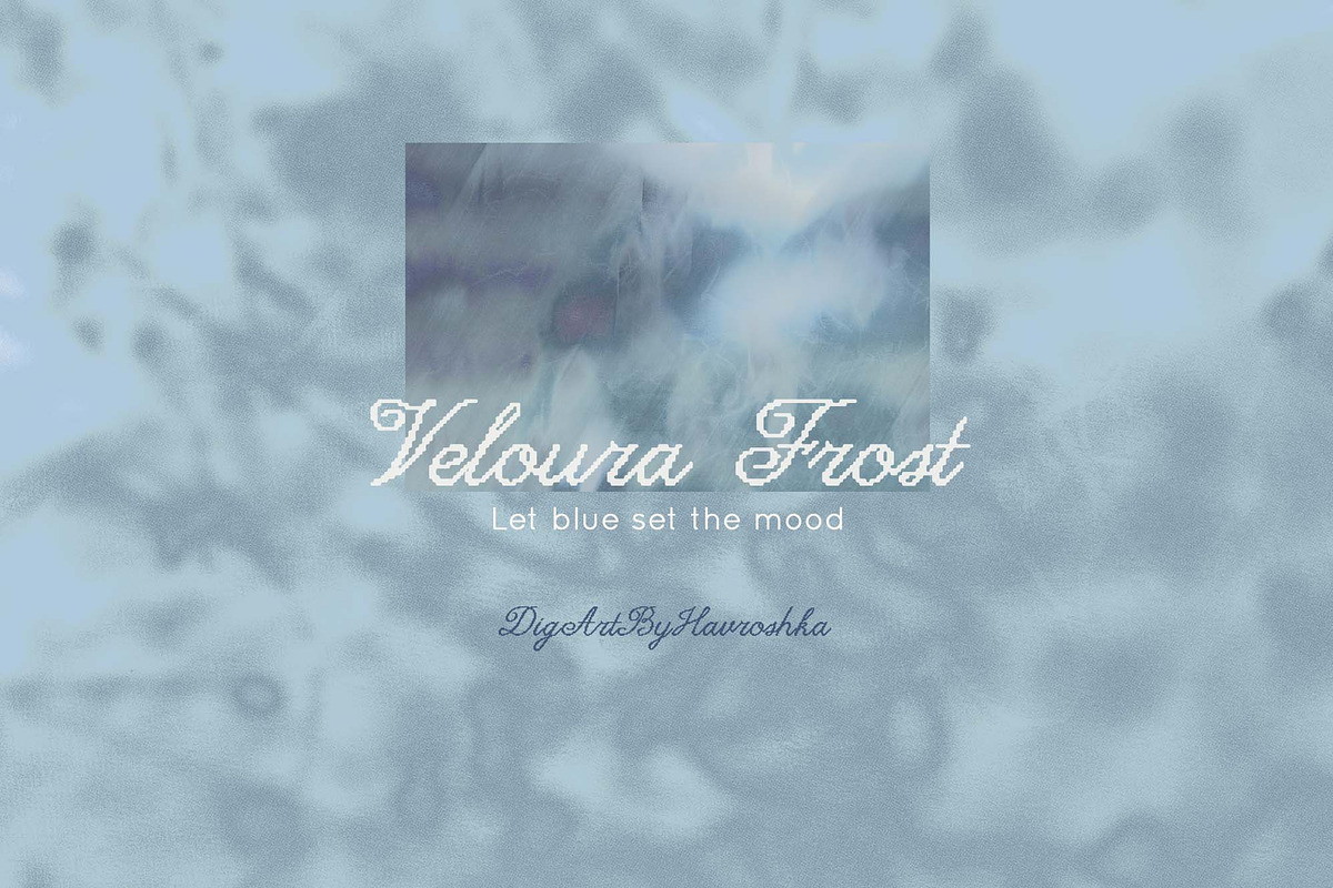 Veloura Frost — Blue Backgrounds, a Background Graphic by DigARTbyHavroshka (Photo 12 of 12)