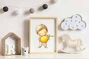 Lemon Kid Clipart, an Illustration by CreationArt (Thumbnail 2 of 9)