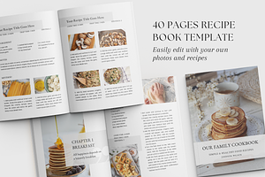 Cookbook Recipe Ebook Template