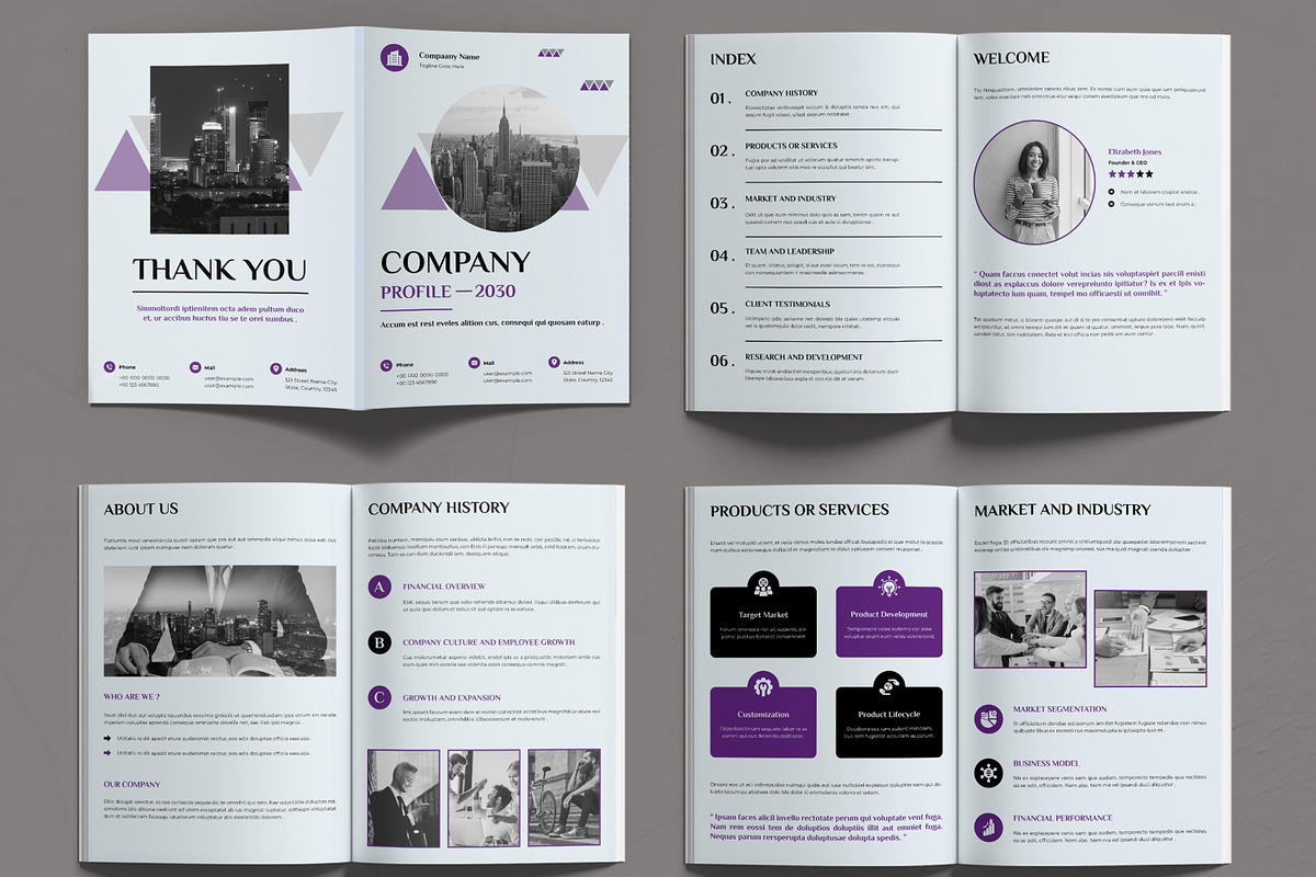 Company Profile Design Template