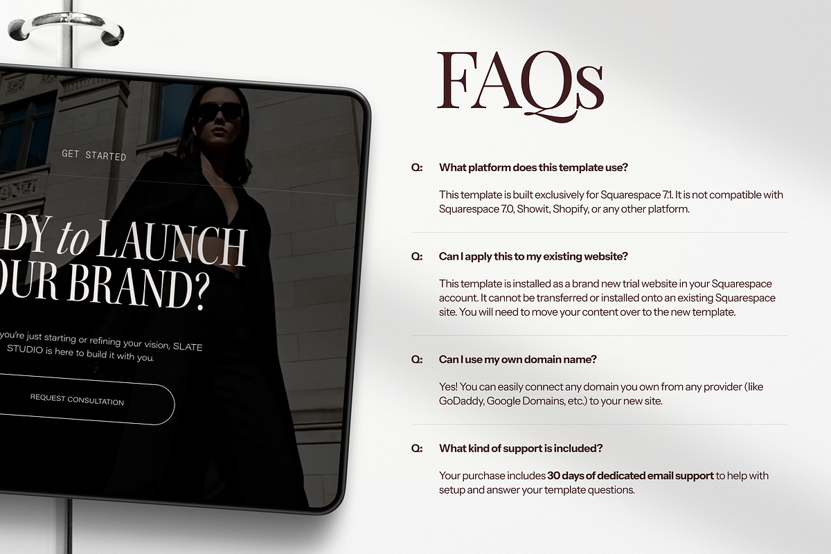 Creative Agency Squarespace Template, a Squarespace Template by Glowup Online (Photo 8 of 8)