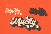 Mucky Script - Retro Groovy Font, a Script Font by Holyline Design (Thumbnail 5 of 14)