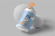 Wet Wipes Jar Mockups, a Packaging Mockup by megostudi0 (Thumbnail 2 of 7)