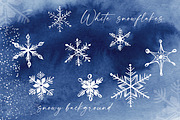 30% SALE Snowflakes, a Decorative Illustration by Olga Koelsch (Thumbnail 7 of 9)