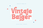 Vintale Balger, a Serif Font by yumnatype (Thumbnail 1 of 10)