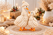 Winter Goose Family 3D STL, a Scene 3D Model by Layerology (Thumbnail 1 of 3)