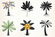 Watercolor Tropical Palm Trees, an Illustration by DreamCafeArt (Thumbnail 7 of 8)