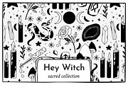 Hey Witch! Illustrated collection., a Decorative Illustration by Sentimental postman (Thumbnail 1 of 15)