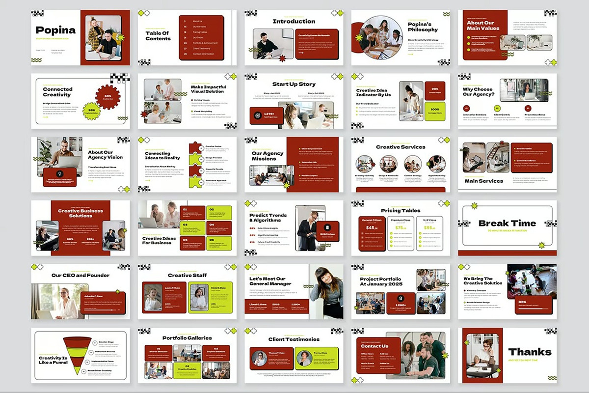 Start Up Creative Keynote Templates, a Presentation Template by Fit-tee (Photo 7 of 10)