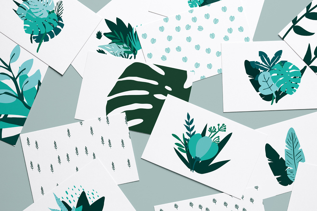 GO GREEN DESIGN PACK, a Pattern Graphic by funderful (Photo 3 of 11)