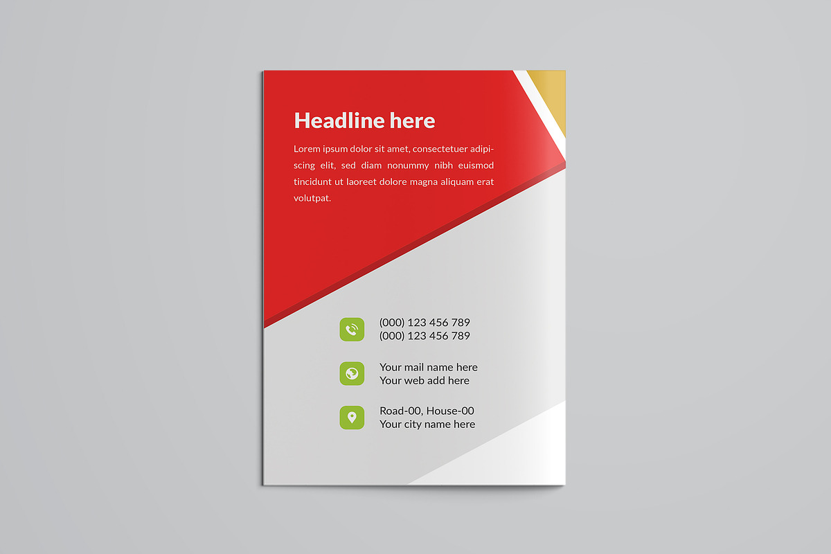 Colorful Business Bifold Brochure, a Brochure Template by ZAAS (Photo 5 of 8)