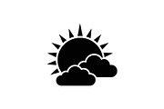 Sun Behind Clouds Silhouette Bundle, an Illustration by Gaye Art (Thumbnail 6 of 31)